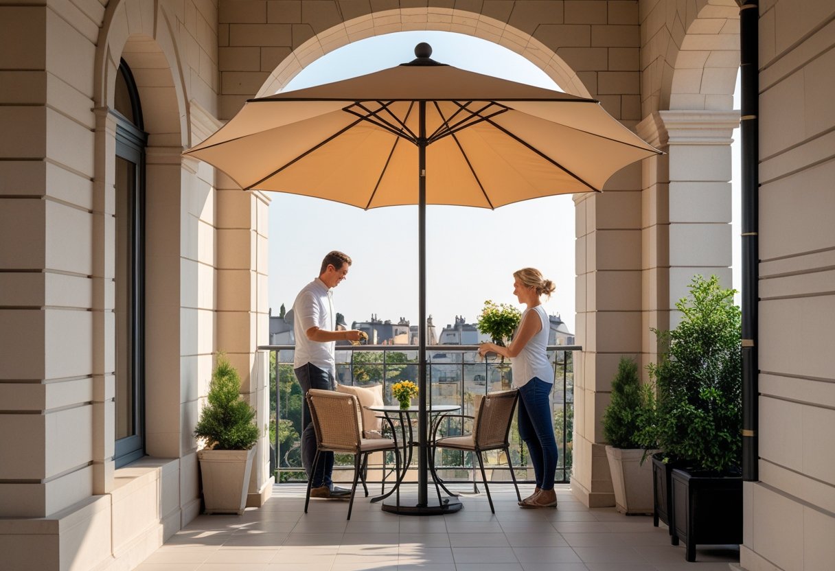 Saadan skaber du den perfekte altan med parasol og murerarbejde